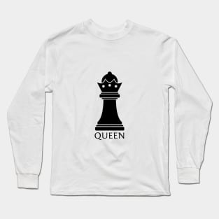 Queen Chess Piece Long Sleeve T-Shirt